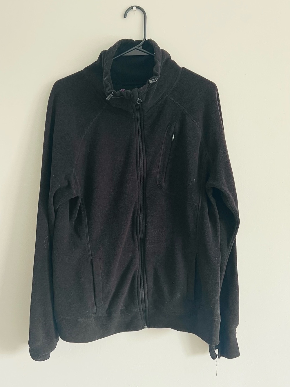 Joe Fresh Black Full-Zip Fleece Jacket